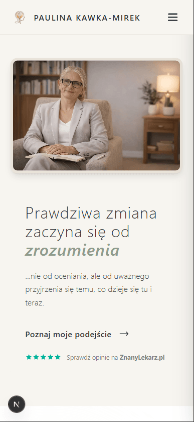 Mobile Screen Psychologia Odbicia - 1